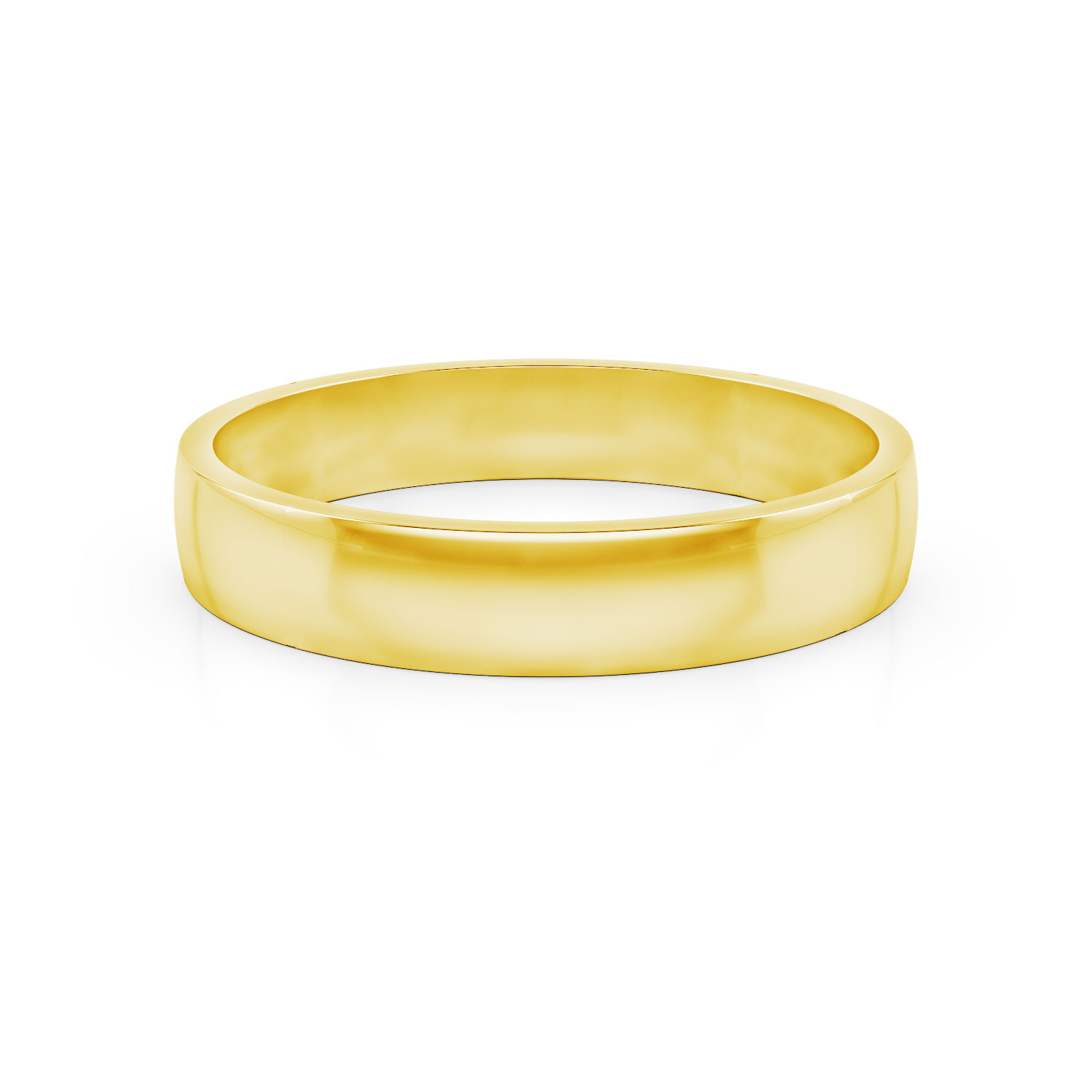 Alliance Homme Originale Ruban Forever Or Jaune 18 carats