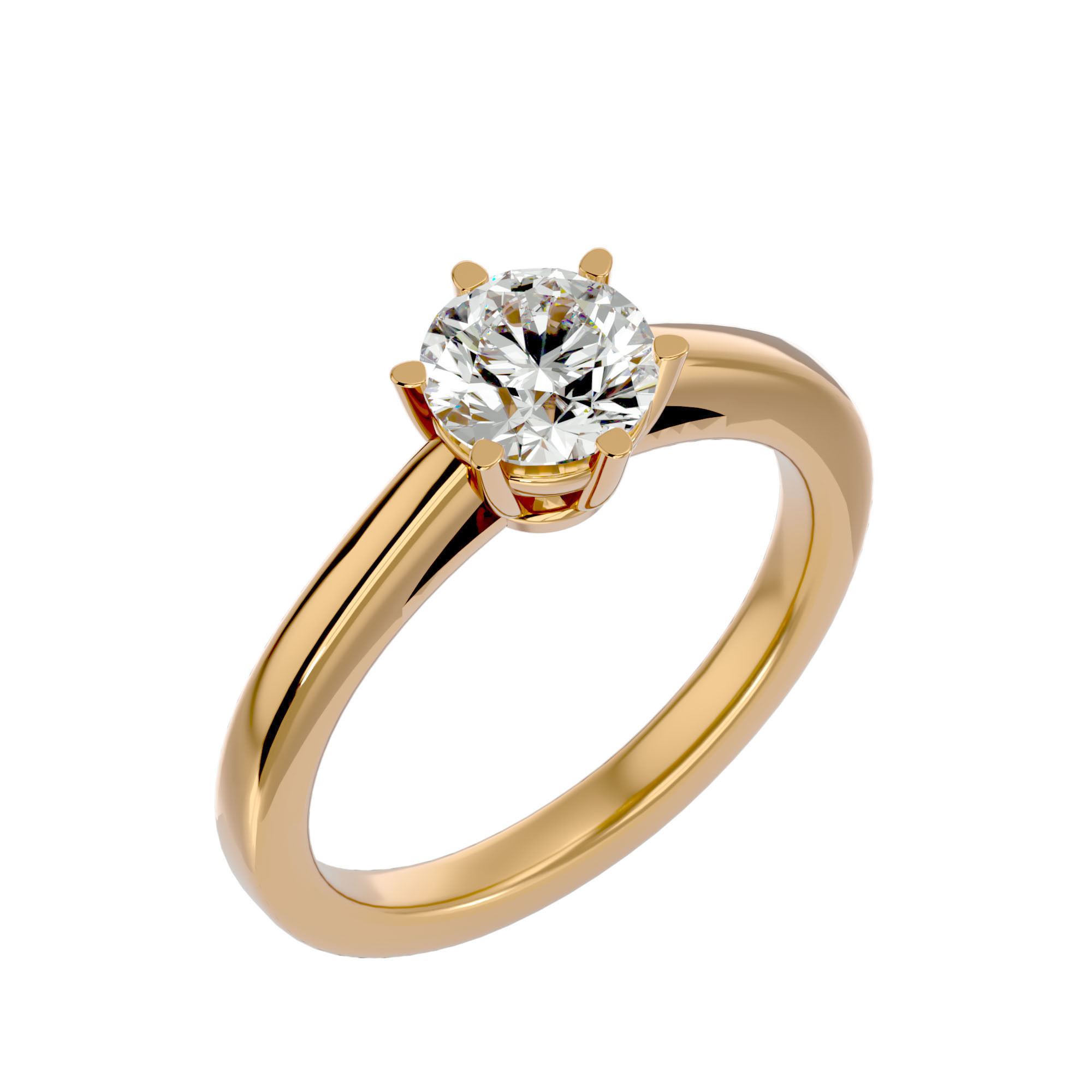 Solitaire sales 6 griffes