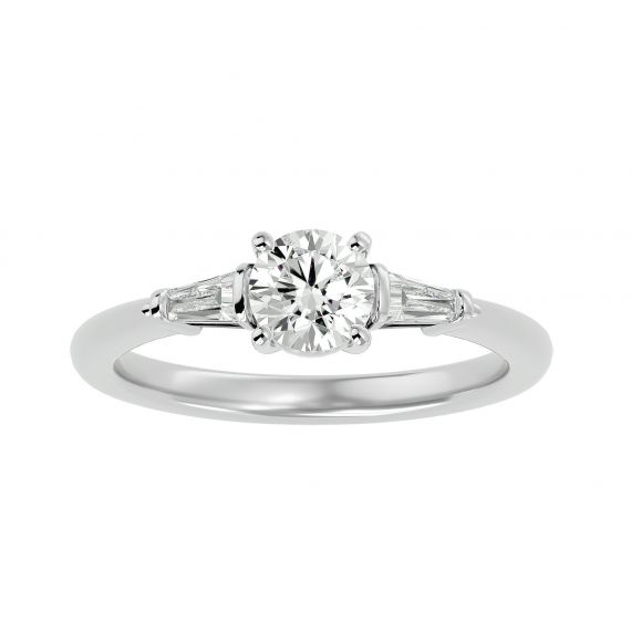 Bague Trilogie Femme Lilou en Or Blanc 18 cts