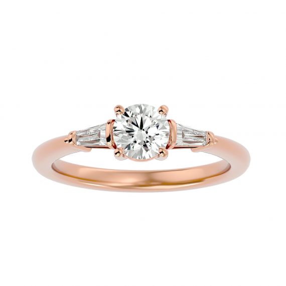 Bague Trilogie Femme Lilou en Or Rose 18 cts