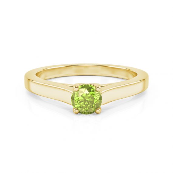 Bague Passion en Or Jaune 18 cts, Peridot 1