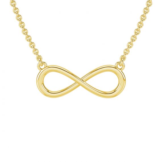 Pendentif Infini en Or Jaune 18 cts 1